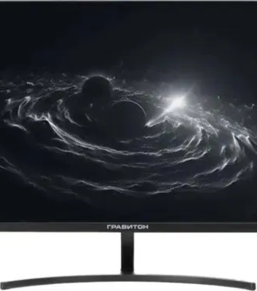 Монитор 23.8' Гравитон МН24А IPS 1920x1080, 75 Гц, 5 мс, 16:9, 300 кд/м², 1xVGA, 1xHDMI, 1xDP, 2x3 Вт, 75x75, черный