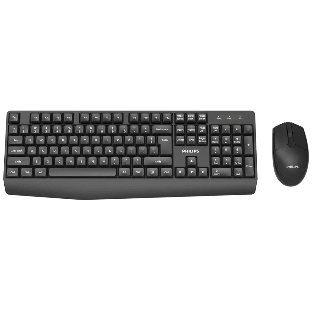 Комплект клавиатура+мышь Philips SPT6337 беспроводной, USB, 1600 DPI, чёрный