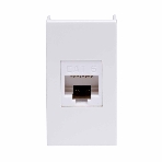 Розетка компьютерная DKC Viva 45058 RJ-45 кат.6, неэкранированная, 8P8C, Hyperline, Dual IDC, белая, 1 модуль, фото 1