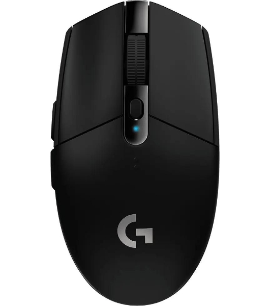 Мышь беспроводная Logitech G304 Lightspeed черный, 12000 dpi, радиоканал, USB, кнопки - 6