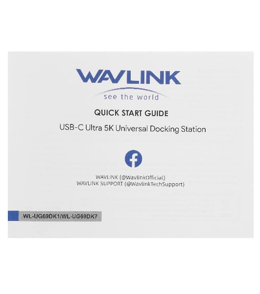 Док-станция WAVLINK WL-UG69DK1, USB Type-C, DisplayPort/HDMI/RJ-45/USB Type-C/Jack 3.5mm, USB