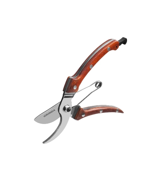 Секатор компактный плоскостной Grinda PRO Line 423417