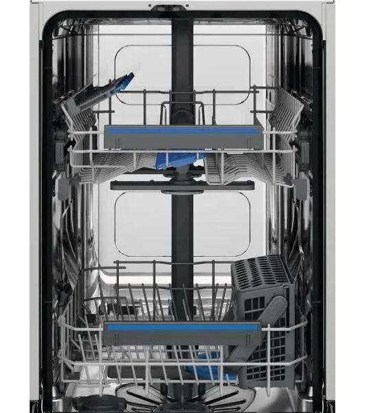 Встраиваемая посудомоечная машина Electrolux EEG62300L, серебристый, 44.6 см, 9 компл., 44 дБ, класс D