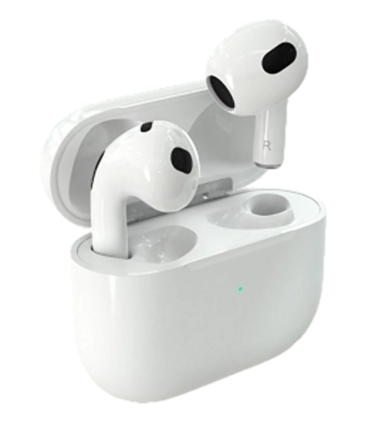 Наушники TWS More Choice БВ11 белый, вкладыши, Bluetooth, сенсорное управление, до 4 ч