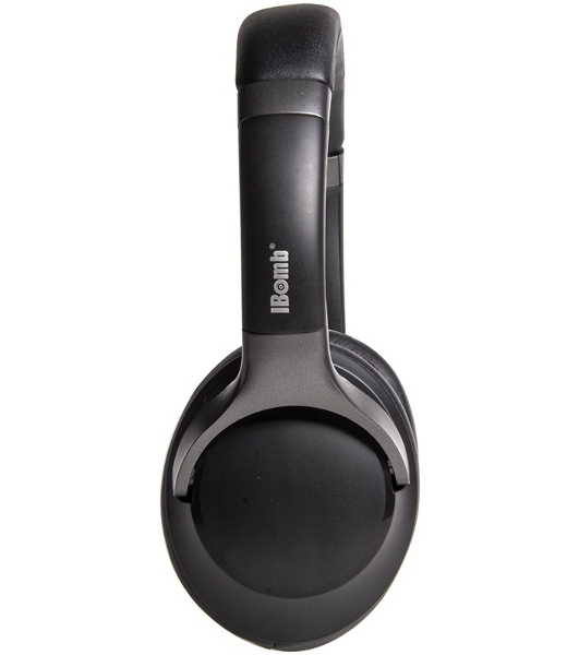 Беспроводные/проводные наушники IBOMB G1 черный, полноразмерные, Bluetooth + проводной, складная конструкция, до 20 ч
