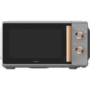 Микроволновая печь Vitek VT-MW1920 серый/золотистый, 20 л, 700 Вт, переключатели — поворотный механизм