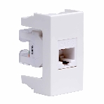 Розетка компьютерная DKC Viva 45058 RJ-45 кат.6, неэкранированная, 8P8C, Hyperline, Dual IDC, белая, 1 модуль, фото2