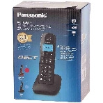 Телефон беспроводной (DECT) Panasonic KX-TGb610RUR, Монохромный, АОН, черный/красный, фото2