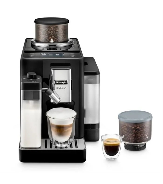 Кофемашина автоматическая DeLonghi EXAM440.55.B черный, исп. кофе - зерновой/молотый, 1.4 л, 1450 Вт, 19 бар
