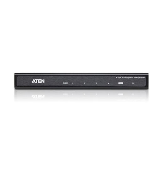 Разветвитель ATEN VS184A-AT-G 4 PORT HDMI Splitter W/1,8M W/EU ADP,