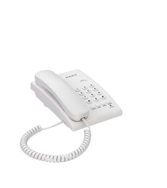 Проводной телефон MAXVI CS-02 white