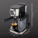 Кофеварка рожковая Zigmund & Shtain ZCM-890 черный/стальной, исп. кофе - молотый, 1.2 л, 1600 Вт, 15 бар, фото9