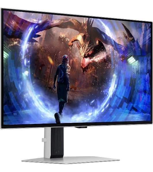 Монитор 27' Samsung Odyssey OLED G6 S27DG600SI OLED 2560x1440, 360 Гц, 0.03 мс, 16:9, 250 кд/м², 2xHDMI 2.1, DP 1.4, 3.5 Jack, USB Hub (2x USB), FreeSync, G-Sync, HDR10, PIP, серебристый