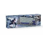 Клавиатура проводная Ritmix RKB-568BL Blue голубой-серый, фото3