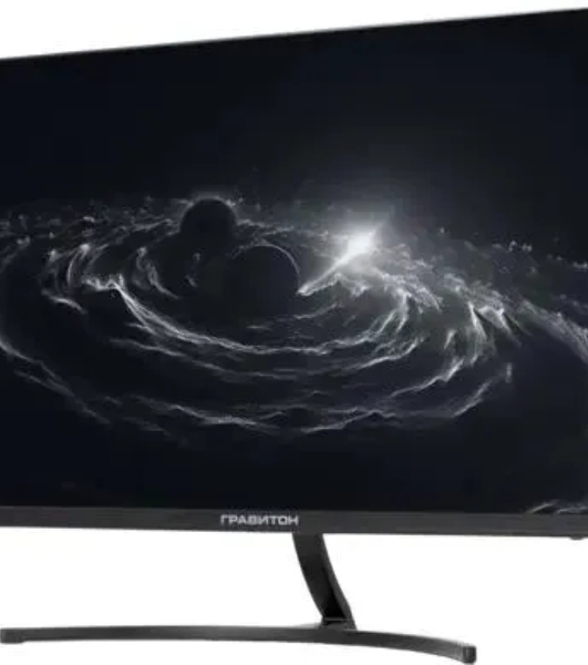 Монитор 23.8' Гравитон МН24А IPS 1920x1080, 75 Гц, 5 мс, 16:9, 300 кд/м², 1xVGA, 1xHDMI, 1xDP, 2x3 Вт, 75x75, черный