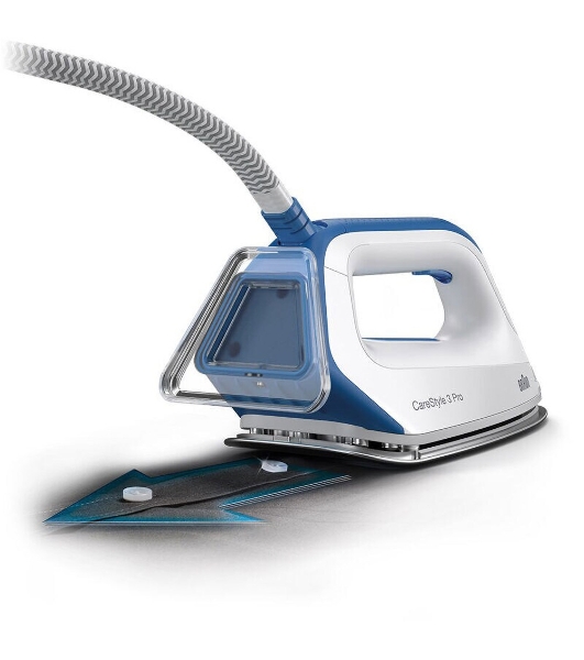 Парогенератор Braun IS3157BL синий/белый, 2400 Вт, 125 г/мин, 460 г/мин, 2000 мл