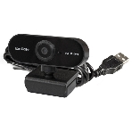 Веб-камера ExeGate EX287379RUS Stream C925 FullHD T-Tripod (матрица 1/3' 2 Мп, 1920х1080, 1080P, 30fps, 4-линзовый объектив, шторка, фиксированный фокус, USB, микрофон с шумоподавлением, поворотное крепление, телескопический штатив Tripod Tele Ball, кабель 1,5 м, поддержка H.264, Win Vista/7/8/10, Mac OS, черная), фото 1