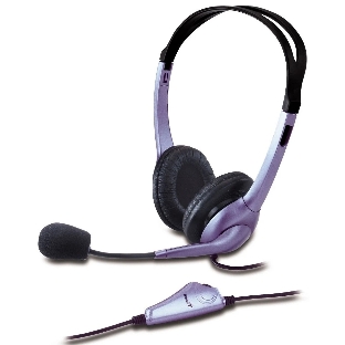 Гарнитура Genius HS-04S фиолетовый, проводная, USB-C/jack