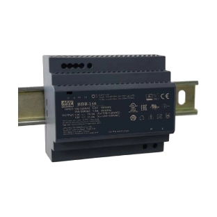 Блок питания AC-DC, 150Вт, вход 85-264 В AC 47-63Гц,120-370В DC, выход 24В,6.25А, рег. выхода 21.6-29В, в кожухе на DIN-рейку
