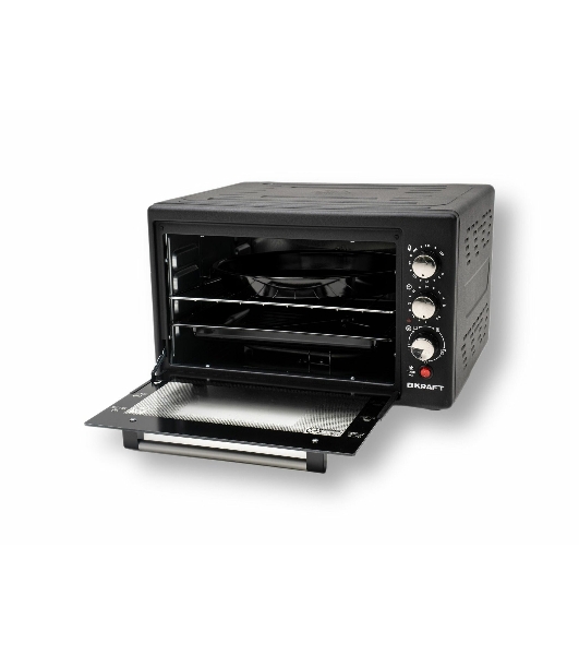 Мини-печь Kraft KF-MO3804RKBL черный Мощность 1500(Вт),Объем 38(Л)