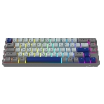 Клавиатура проводная Ritmix RKB-568BL Blue голубой-серый, фото4