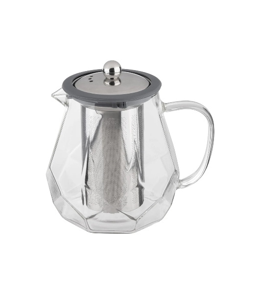 Чайник заварочный LEONORD AROMA, 820 мл из боросиликатного стекла, корпус с гранями (106791)