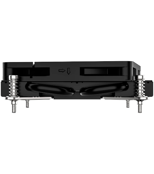 Кулер для процессора ID-COOLING IS-23i черный LGA1851/1700/1200/115X низкопрофильный высота 23мм (48шт/кор, TDP 45W, PWM, 2 тепл.трубки, медная база, FAN 80мм) BOX
