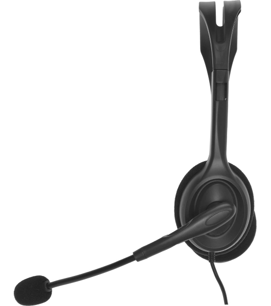 Гарнитура Logitech H110 серебристый, проводная, 3.5 мм