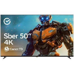 Телевизор Sber 50' SDX-50UQ6032 темно-серый DLED UHD Smart TV SBER