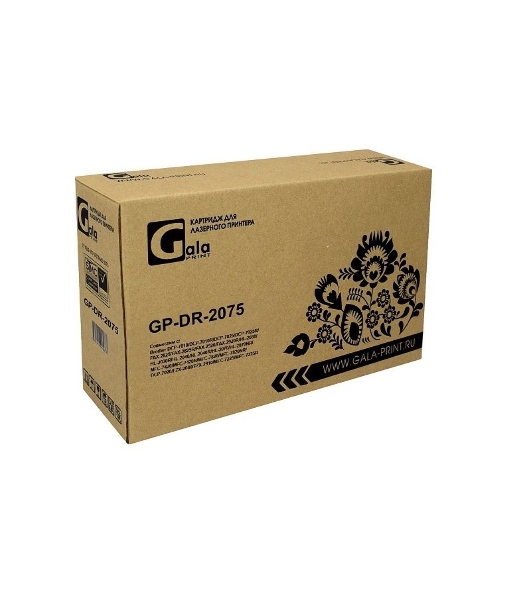 Драм-картридж GalaPrint GP-DR-2075 черный Drum (12000 стр) для Brother DCP-7010/DCP-7010R/DCP-7025/DCP-7025R/FAX-2825/FAX-2825R/FAX-2920/FAX-2920R/HL-2030/HL-2030R/HL-2040/HL-2040R/HL-2070/HL-2070NR/MFC-7420/MFC-7420R/MFC-7820/MFC-7820NR/DCP-7020/FZX-2080/FZX-2910/MFC-7225/MFC-7225R