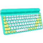 Клавиатура беспроводная A4Tech Fstyler FBK30, USB, Bluetooth/Радиоканал, зеленый, фото3