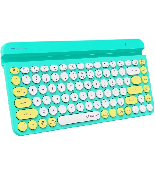 Клавиатура беспроводная A4Tech Fstyler FBK30, USB, Bluetooth/Радиоканал, зеленый