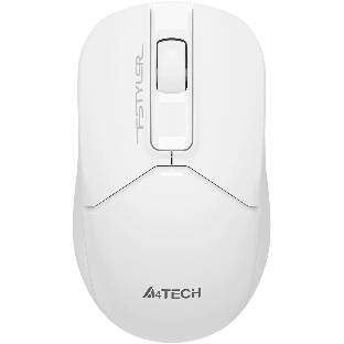 Мышь беспроводная A4Tech Fstyler FG12 белый, 1200 dpi, радиоканал, USB, кнопки - 3