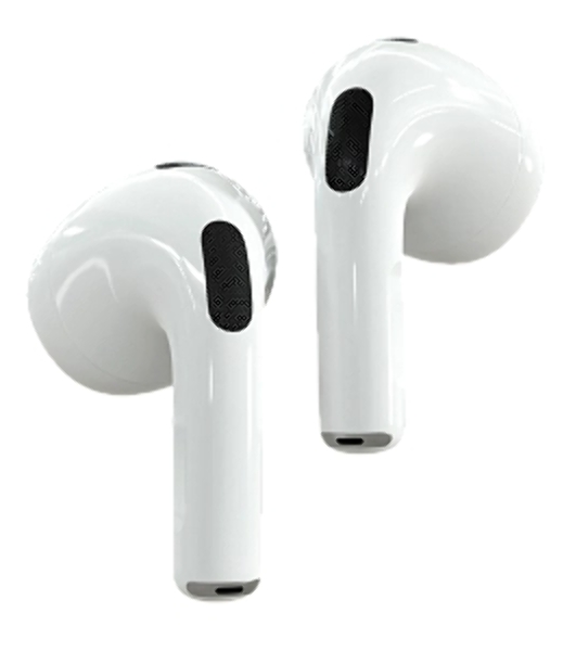 Наушники TWS More Choice БВ11 белый, вкладыши, Bluetooth, сенсорное управление, до 4 ч