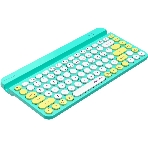 Клавиатура беспроводная A4Tech Fstyler FBK30, USB, Bluetooth/Радиоканал, зеленый, фото4