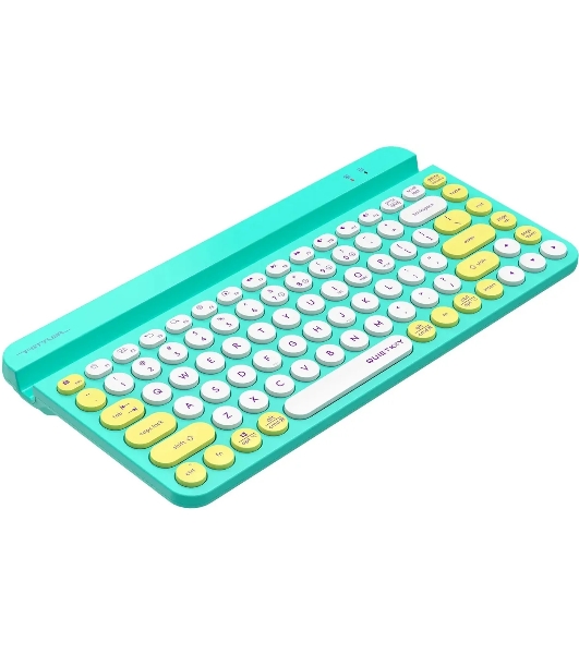 Клавиатура беспроводная A4Tech Fstyler FBK30, USB, Bluetooth/Радиоканал, зеленый