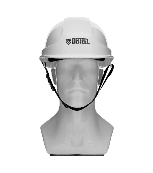 Каска защитная ударопрочная Denzel ABS/PC, плавная регулировка, модель 'Форвард' (К-05), белая