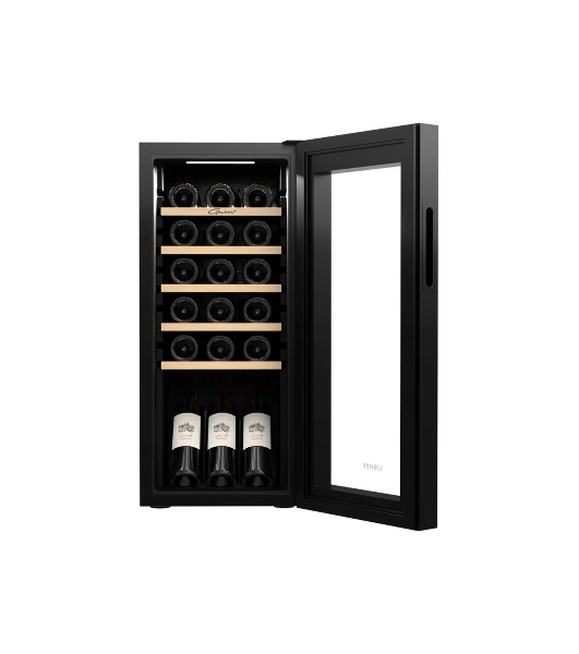 Винный шкаф Libhof GM-18 черный, 53 л, 1 отсек, 18 бут., класс A