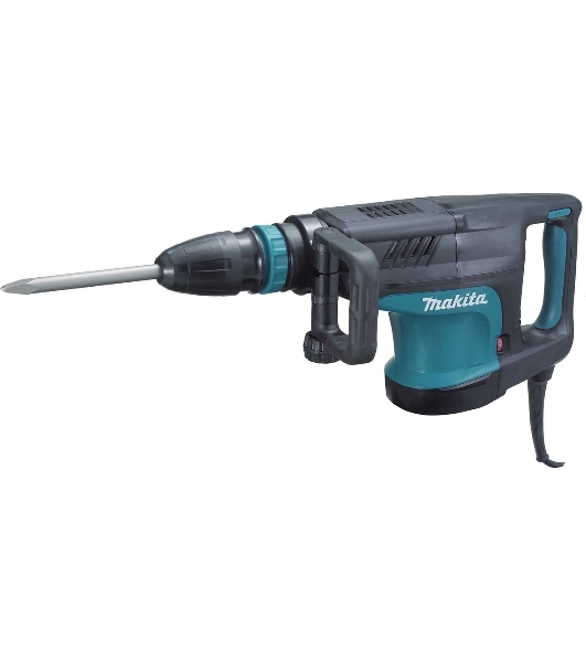 Отбойный молоток Makita HM1203C Молоток отб,SDS-max, 1510Вт,25.5Дж,950-1900у\м,9.2кг,чем,м\функц бок рукоятка,плавный пуск