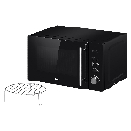 Микроволновая печь BBK 20MWG-732T/B-M черный, 20 л, 700 Вт, переключатели - кнопки, поворотный механизм, фото3