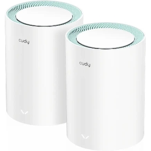 Бесшовный Mesh роутер Cudy M1500 (M1500(2-PACK)) AX1500 10/100/1000BASE-TX (упак.:2шт)
