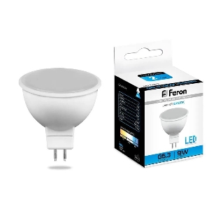 Лампа светодиодная Feron LB-560 9W 230V G5.3 6400K MR16