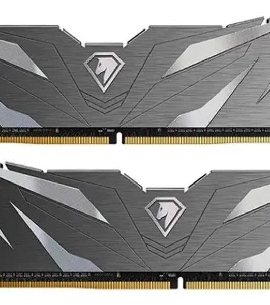 Оперативная память NETAC, DDR4, 16GB (2x8GB), 3200MHz, CL16, DIMM, с радиаторами, черный