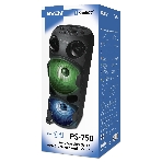 Колонка АС SVEN PS-750, черный (80 Вт, TWS, Bluetooth, FM, USB, microSD, LED-дисплей, 2х4400мА*ч), фото2