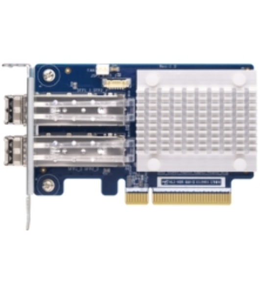 Сетевая карта QNAP QXP-16G2FC Dual-port Fiber Channel adapter, 2 x 16 Gb/s SFP +, PCIe Gen3 x8. For QTS OS ONLY