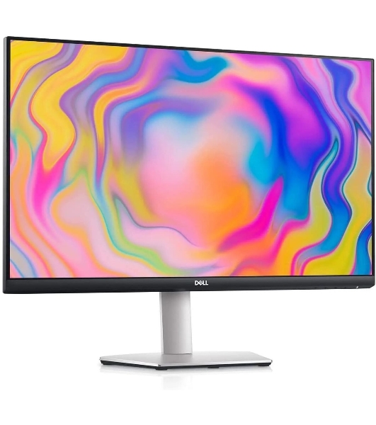 Монитор 27' Dell S2722QC IPS 3840x2160, 60 Гц, 4 мс, 16:9, 350 кд/м², 2xHDMI 2.0, 1xUSB-C, 2xUSB, динамики, серебристый