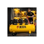 Компрессор безмасл. малошумн. Denzel DLP-4500/150, 4,5 кВт, 3х1,5 кВт,150 л, 2850 об/мин,750 л/мин, фото24