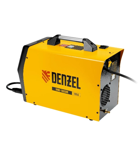Аппарат инвертор. полуавтомат. cварки Denzel IMIG-185SDR, 180 А, ПВ 60%, катушка 5 кг