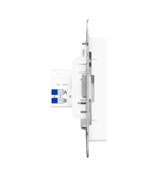 Механизм розетки RJ45 (cat5) EKF UP1-SOW-RJ45-5 белый Эпика