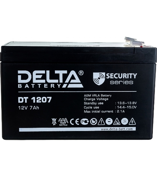 Батарея для ИБП Delta DT 1207 (12V, 7Ah)